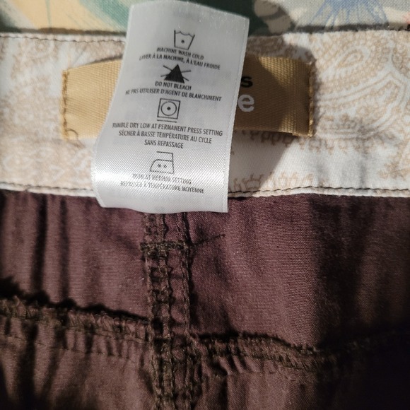 Denver‎ Hayes Women's Brown Cotton Mini Skirt Size 6 Four Pockets - Picture 5 of 6